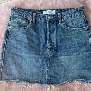 Free People Denim Skirt